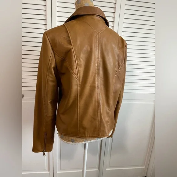 Vintage Brown Moto Wilsons Leather jacket coat Sz XL - Picture 4 of 15